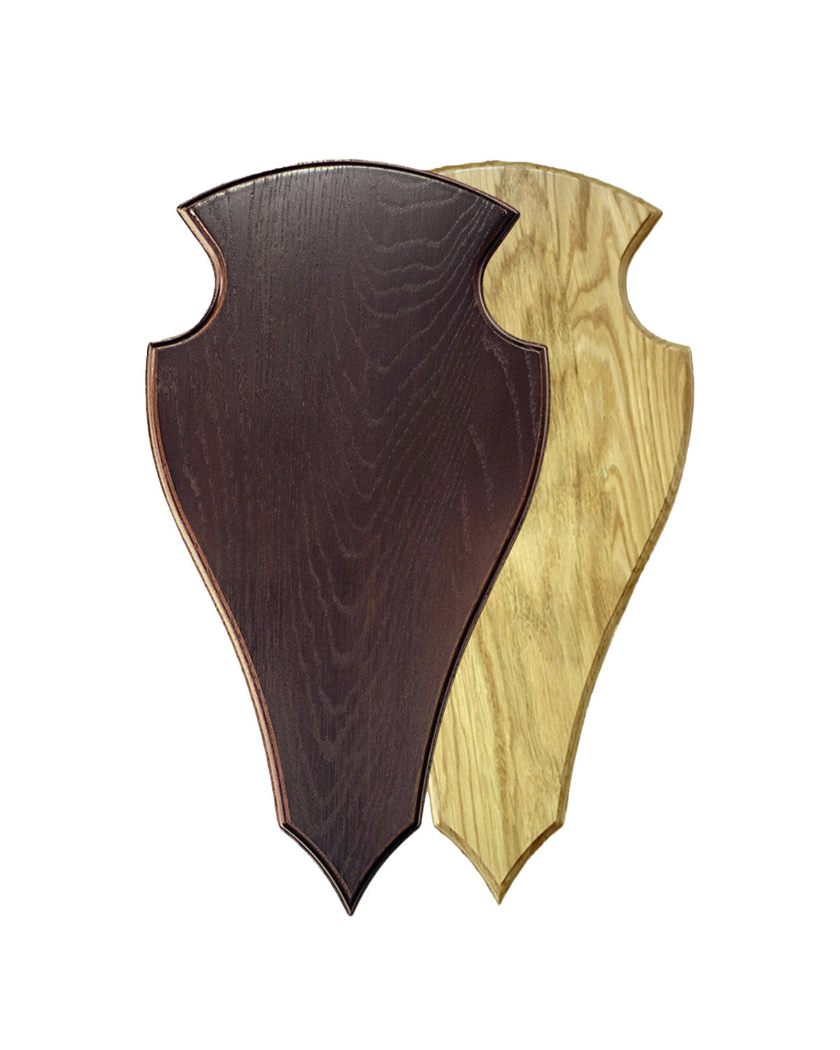 wappen-Trophäenschilder online kaufen bei SWISSskulls – hochwertige Montageplatten für Jagdtrophäen.