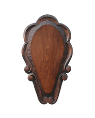Bouclier en bois de tilleul sculpté (unique)