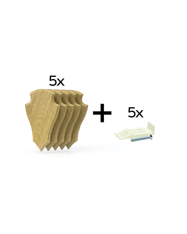 Trophée d'armoiries (avec supports)