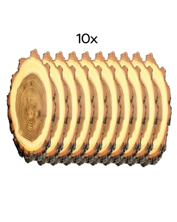 Akazien Trophäenschilder 10er Set mit Klammer kaufen bei SWISSskulls