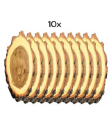 Acacia Trophy Shields 20×10 cm Set of 10