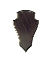 Hochwertige Trophäenbretter aus Eichenholz für Reh und Gams kaufen– elegantes Wappendesign für Jagdzimmer und Chalet.