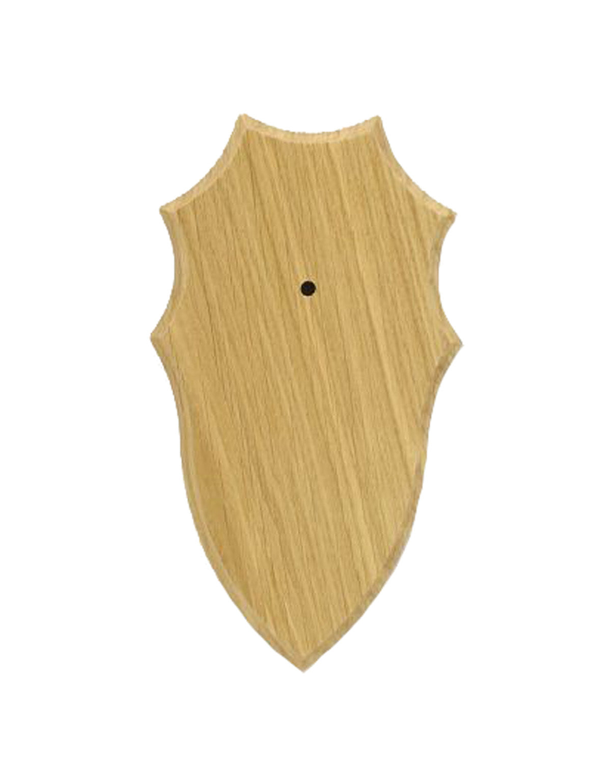 light oak 21x12cm coat of arms shape 6 corners