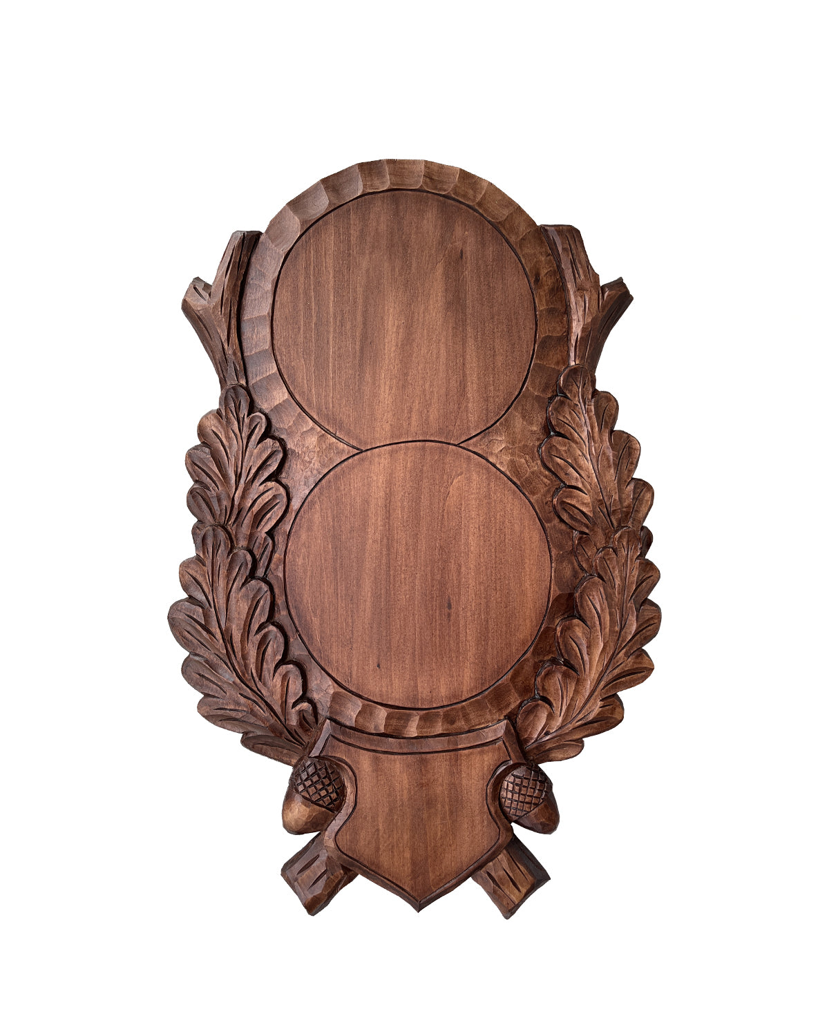 Carved Double Trophy Shield (Unique)