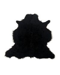 Echtes Hochlandrindererfell Schwarz
