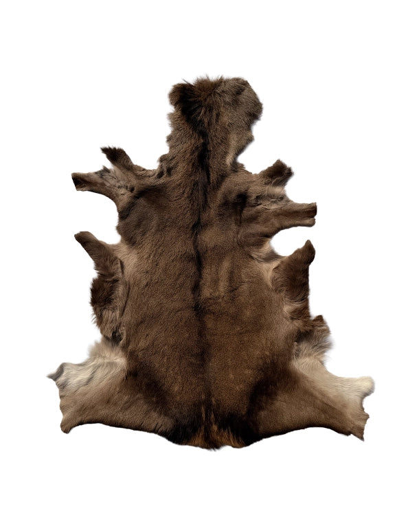Véritable peau de cerf élaphe 