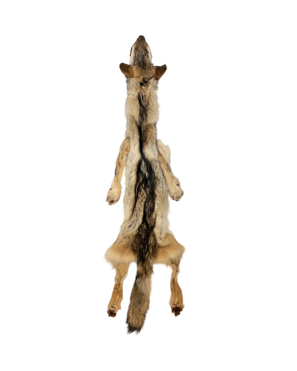 Real Wolf Fur Round
