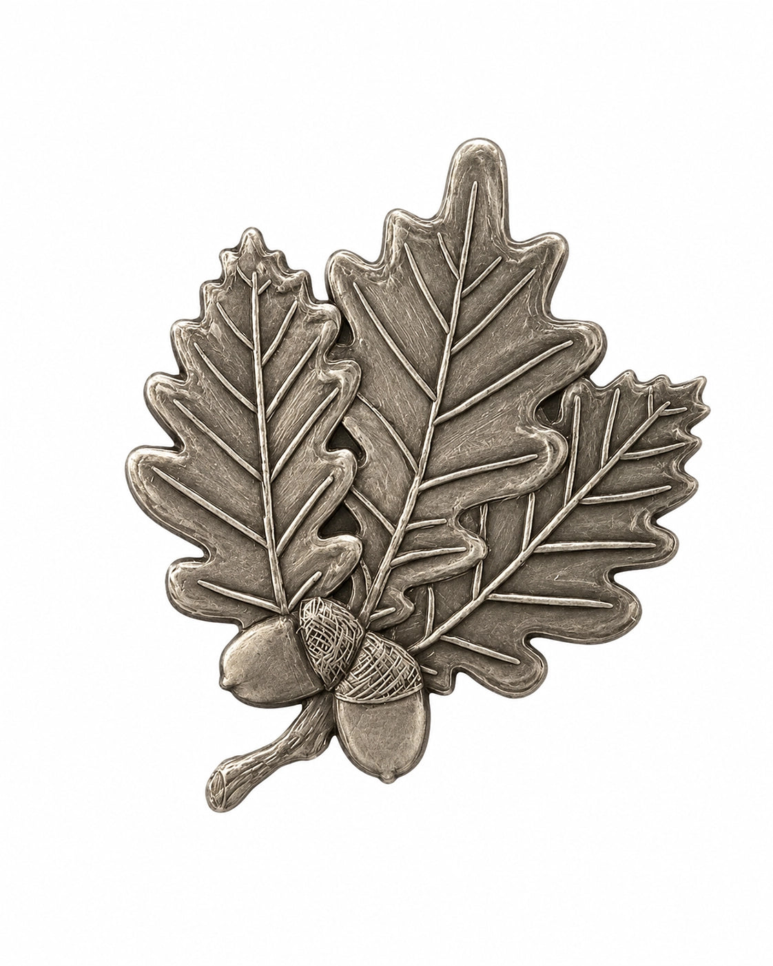 Feuilles de chêne argentées 