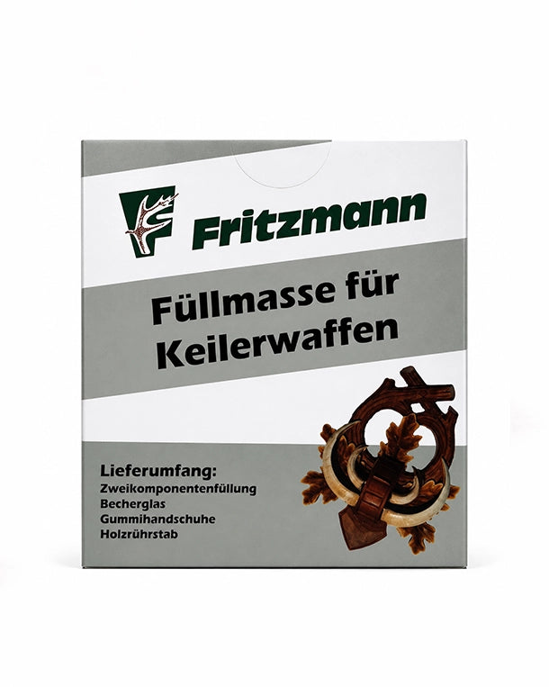 Fritzmann Keilerwaffen Füllmasse Set kaufen bei SWISSkulls mit zwei komponenten A und B Füllung.