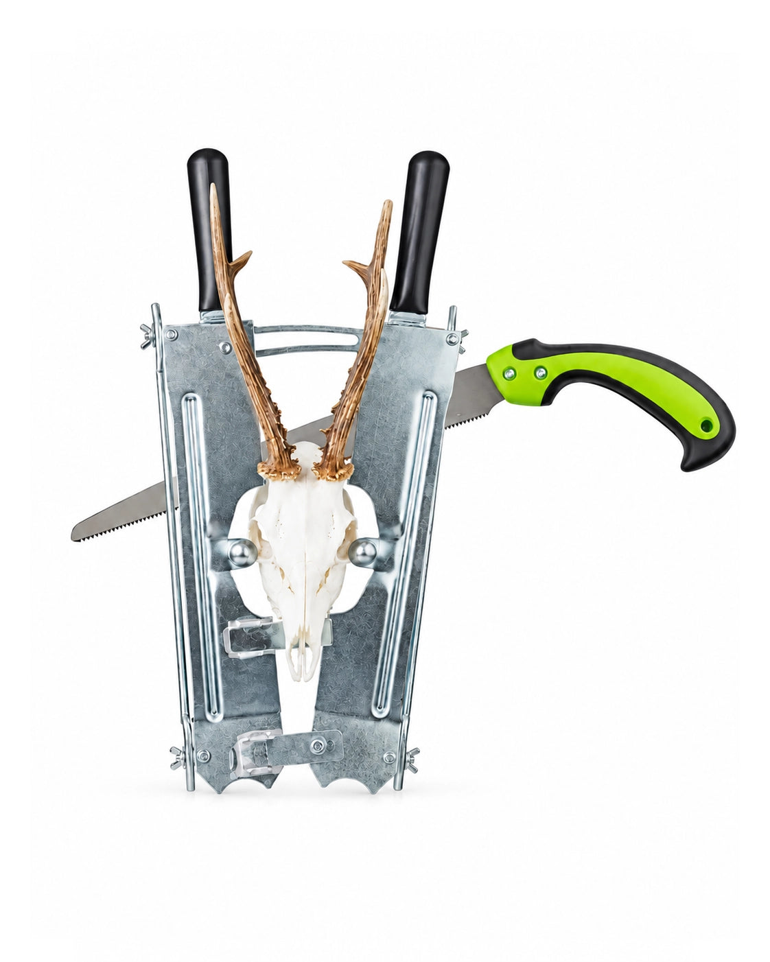 Knochensäge für Jagdtrophäen mit stabiler Führung und einfacher Handhabung