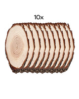 Lärche Trophäenschilder 20×10 cm 10er Set