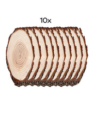 Lärche Trophäenschilder 20×10 cm 10er Set