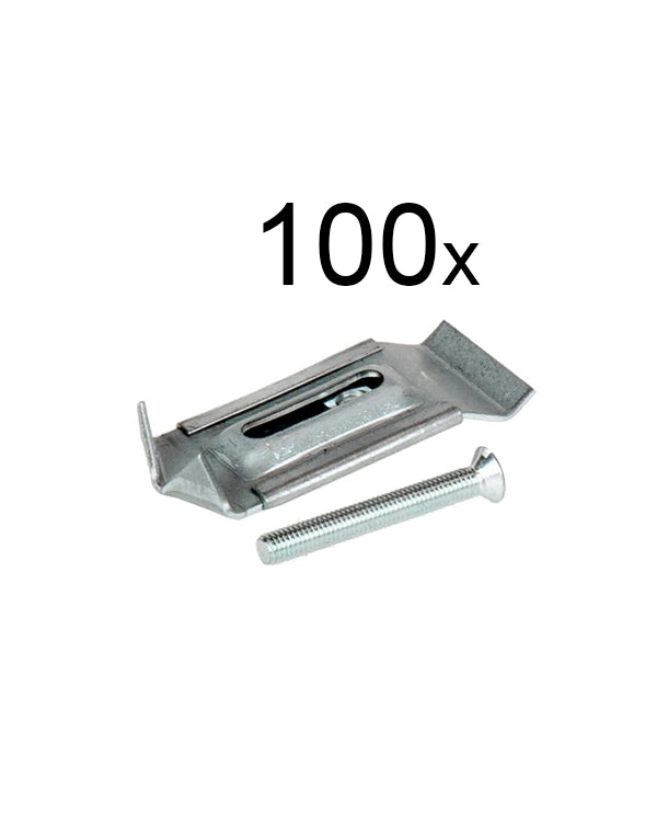 Trophäenklammer 100er Set