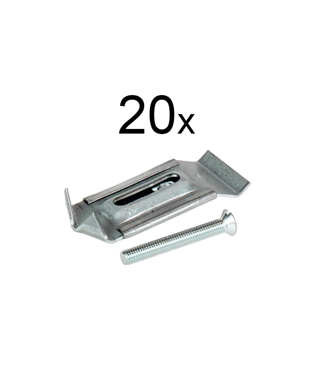 Trophäenklammer 20er Set